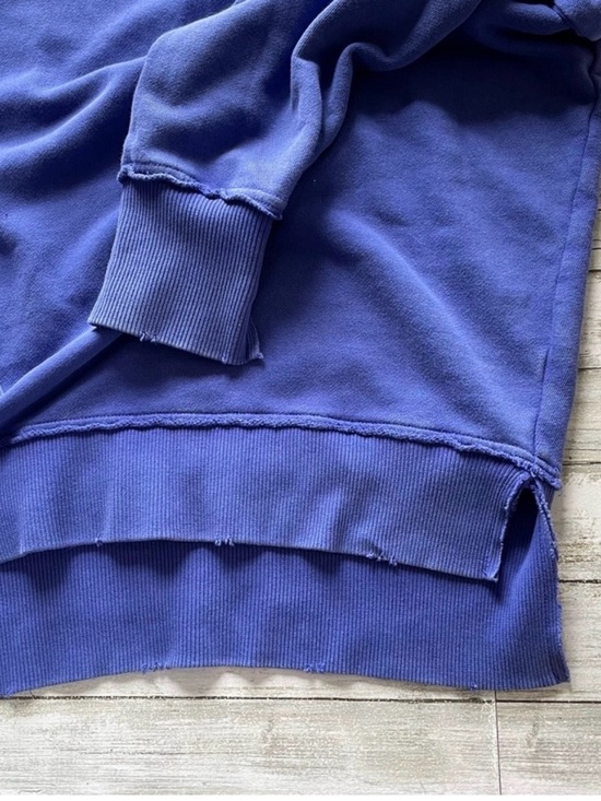Aerie blue oversized Crewneck Sweatshirt - Self Care Club - Picture 4 of 10